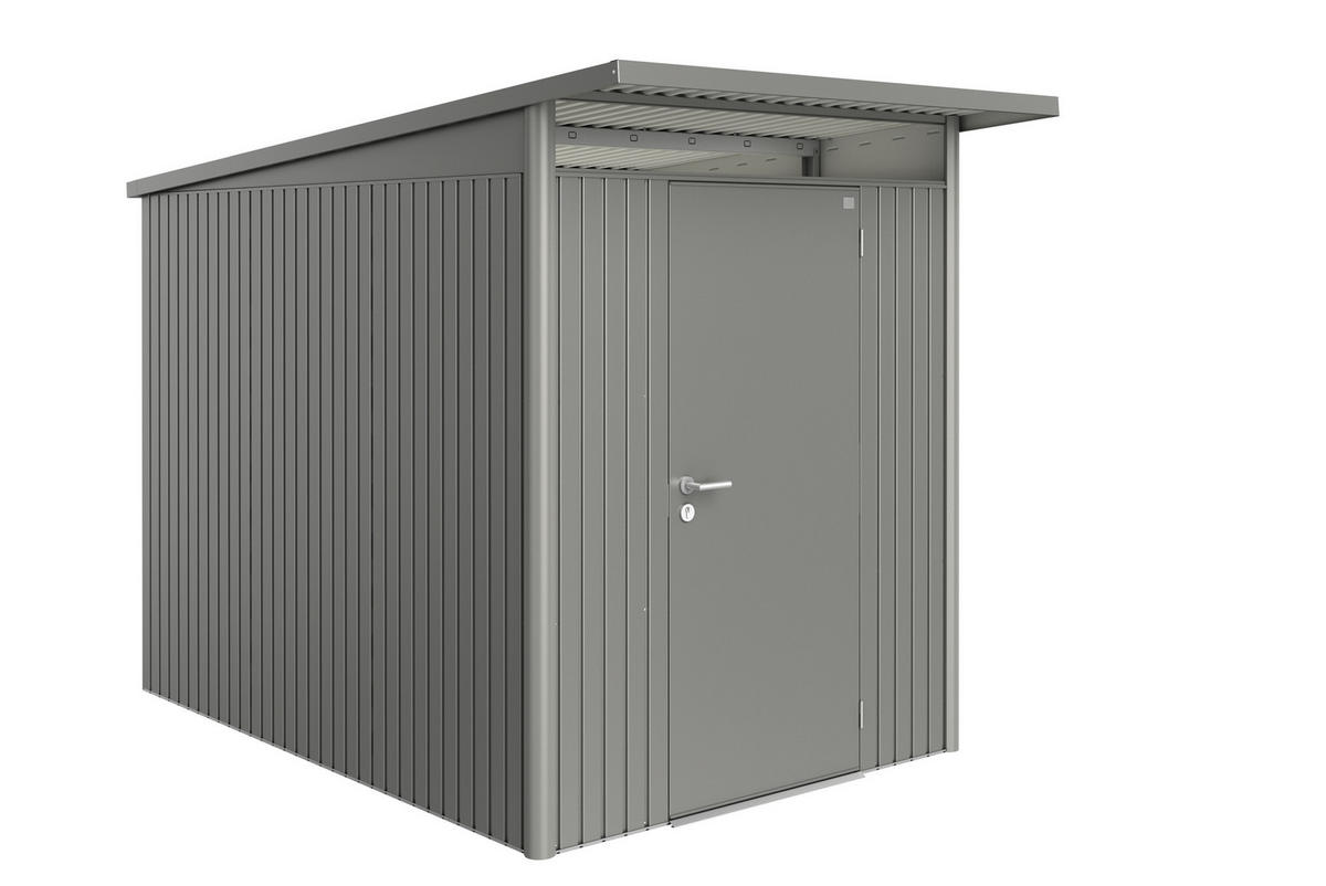 GERÄTEHAUS 180/218/300 cm  - Grau, Design, Metall (180/218/300cm) - Biohort