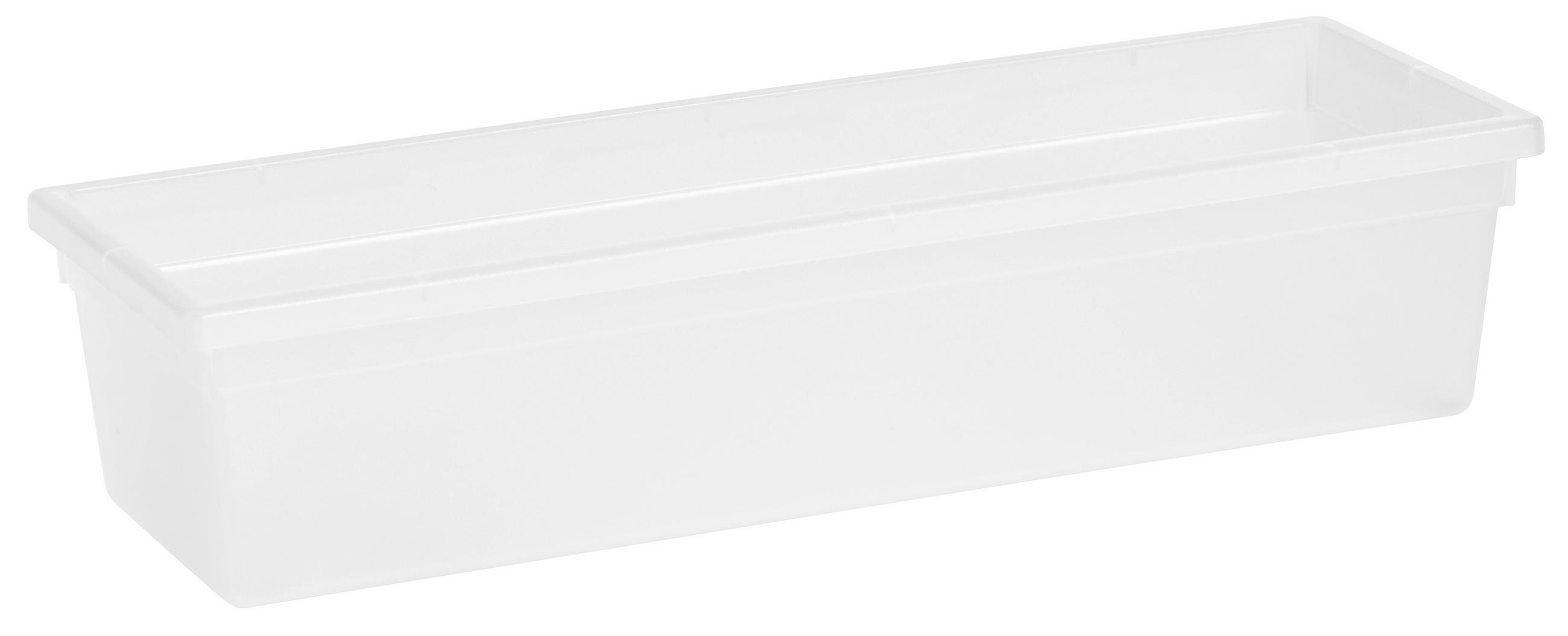 ORGANIZÉR - číra, Basics, plast (23/8/5cm) - Rotho