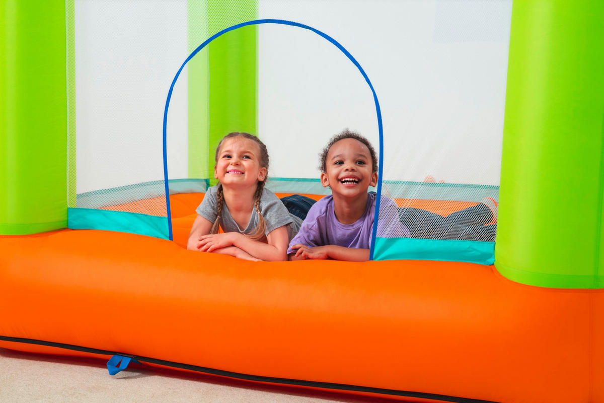 TRAMPOLIN 194/175/170 cm  - Multicolor, Basics, Kunststoff/Metall (194/175/170cm) - Bestway