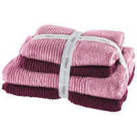 FROTTIERSET Batoni Set Rosa 4-teilig  - Rosa, Basics, Textil - Vossen