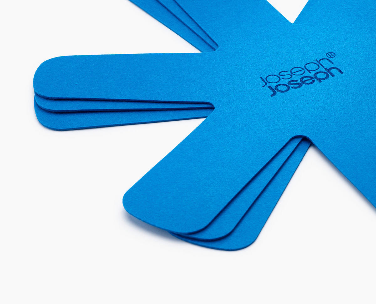 KOCHTOPFSET Space 6-teilig  - Blau, Basics, Glas/Kunststoff - Joseph Joseph