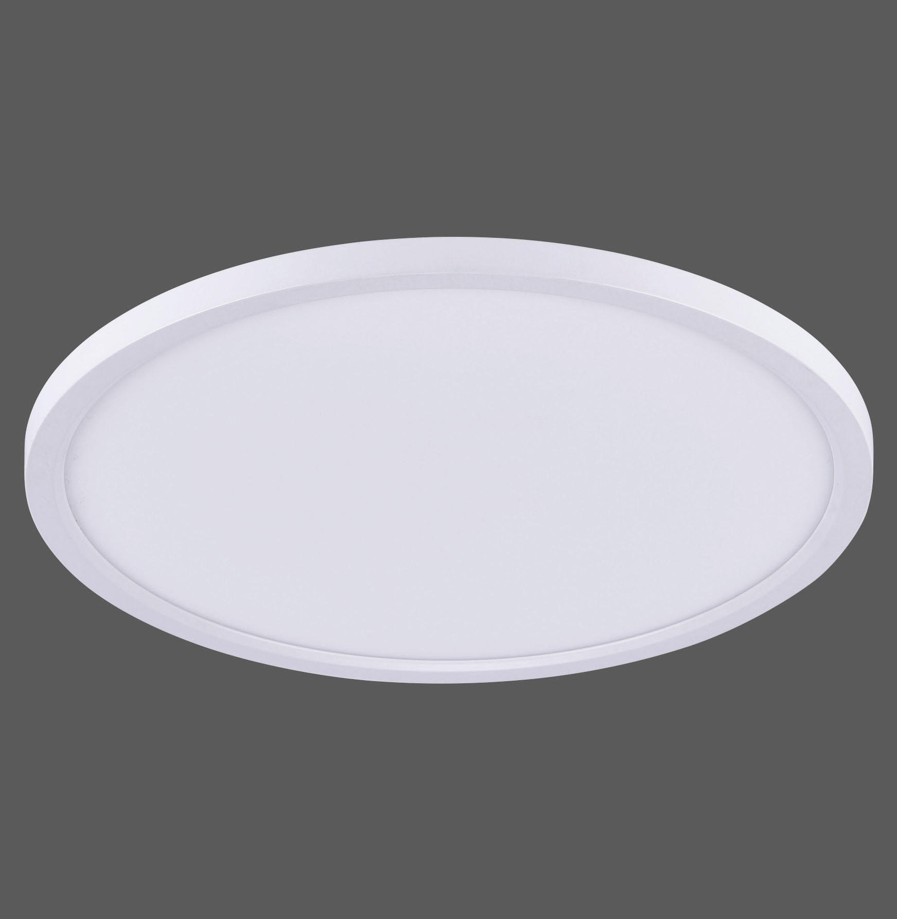 LED-DECKENLEUCHTE 45/6,6 cm   - Weiß, Design, Metall (45/6,6cm) - Novel