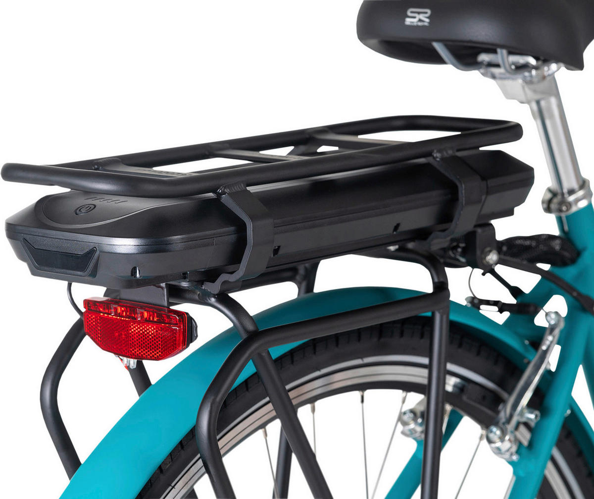 ELEKTROFAHRRAD ALU CITY 148E 28 Zoll  - Blau, Basics, Metall (180/70/100cm)