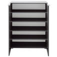 GARDEROBE 3-teilig  in 135/190/39 cm  - Eichefarben/Anthrazit, Design, Holzwerkstoff (135/190/39cm) - Carryhome