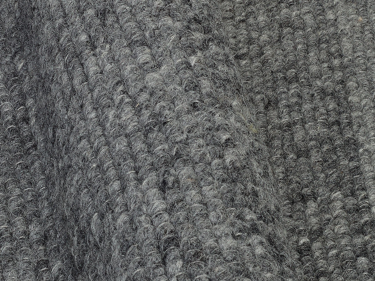 HANDWEBTEPPICH 200/300 cm Helsinki Anthrazit  - Anthrazit, Basics, Textil (200/300cm) - Linea Natura