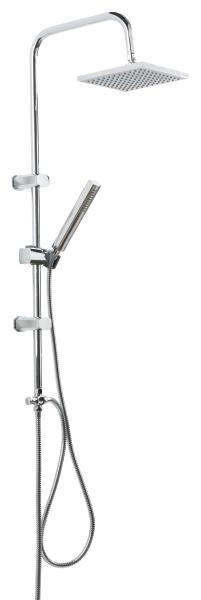 Brauseset  - Chromfarben, Kunststoff/Metall (20,0/99,0/34,0cm) - Schütte