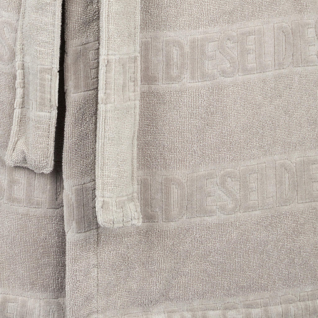 Thumbnail - Diesel Bademantel Diesel 2023, Grau, Textil, Schriftzug, Gr. L/Xl, Textiles Vertrauen - Oeko-Tex®, Badtextilien, Bademän...