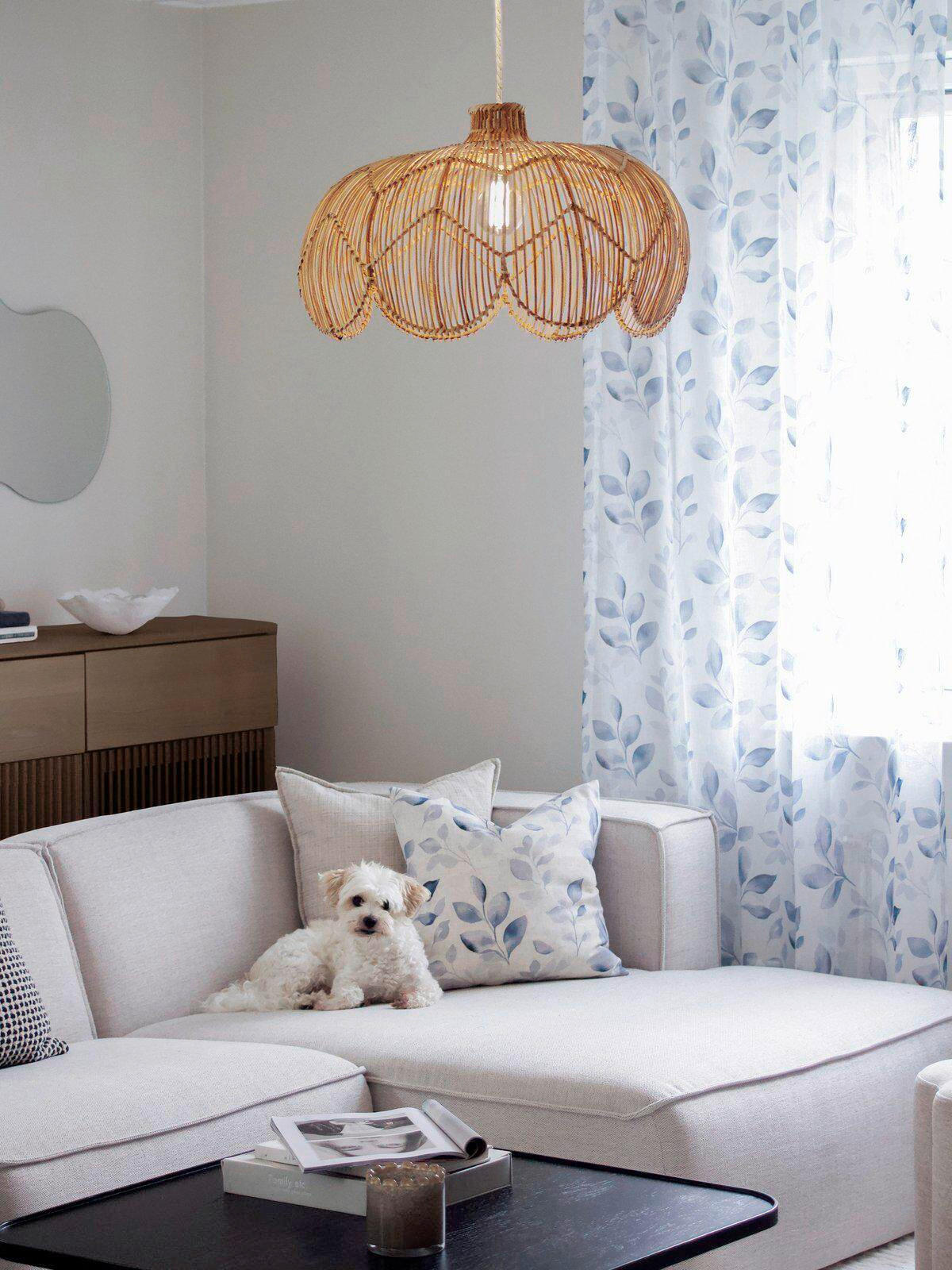 HÄNGELEUCHTE Belle 53/35/53 cm   - Beigebraun, Natur, Naturmaterialien (53/35cm) - PR Home