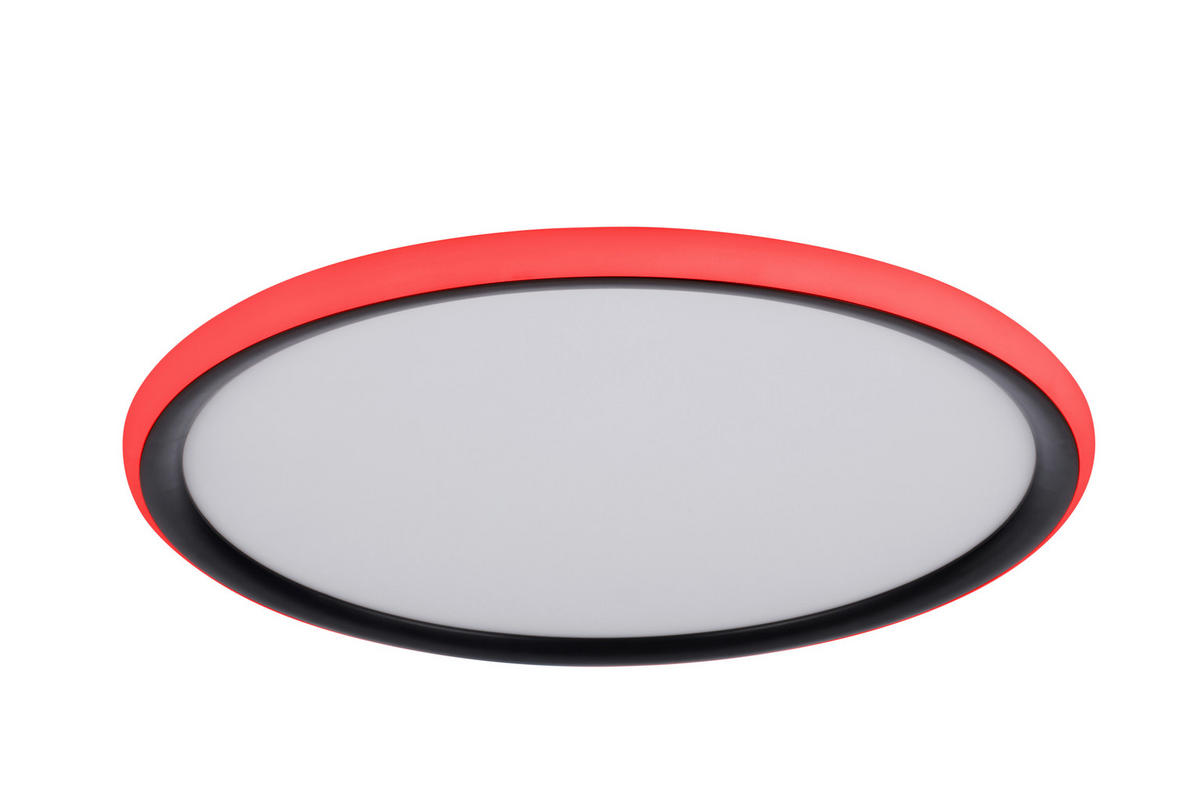 LED-DECKENLEUCHTE Rovinj 40/3,5 cm   - Schwarz, LIFESTYLE, Kunststoff (40/3,5cm) - Novel