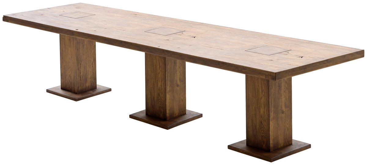 ESSTISCH in Holz 400/120/76 cm  - Eichefarben, Konventionell, Holz (400/120/76cm) - MID.YOU