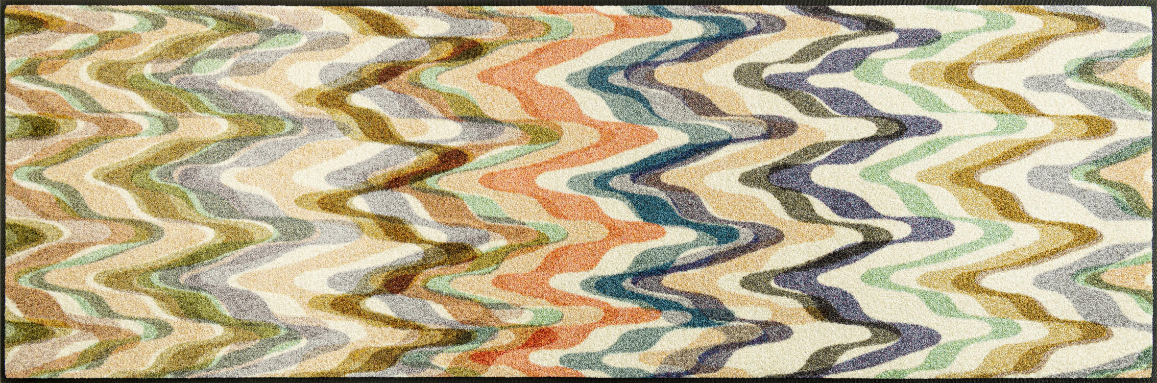 LÄUFER 60/180 cm Easy Current Beige  - Beige, Design, Kunststoff/Textil (60/180cm) - wash+dry