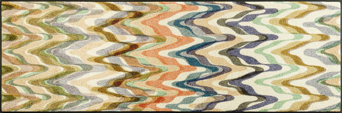 LÄUFER 60/180 cm Easy Current Beige  - Beige, Design, Kunststoff/Textil (60/180cm) - wash+dry