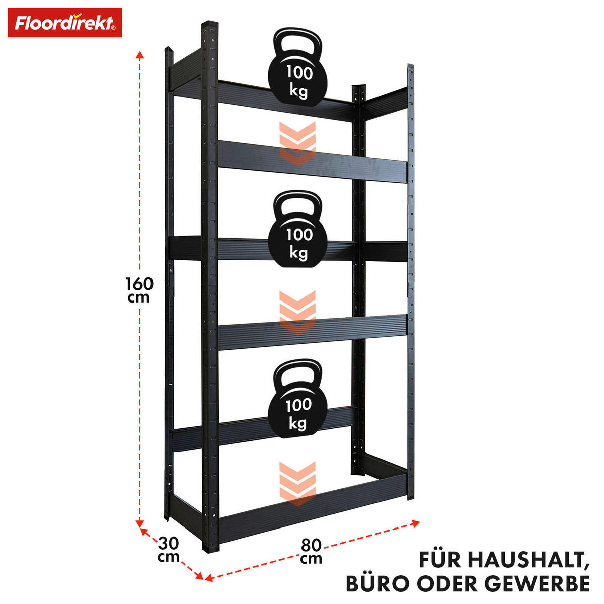 FLASCHENREGAL  - Schwarz Hochglanz, Basics, Metall (80/160/30cm) - Floordirekt