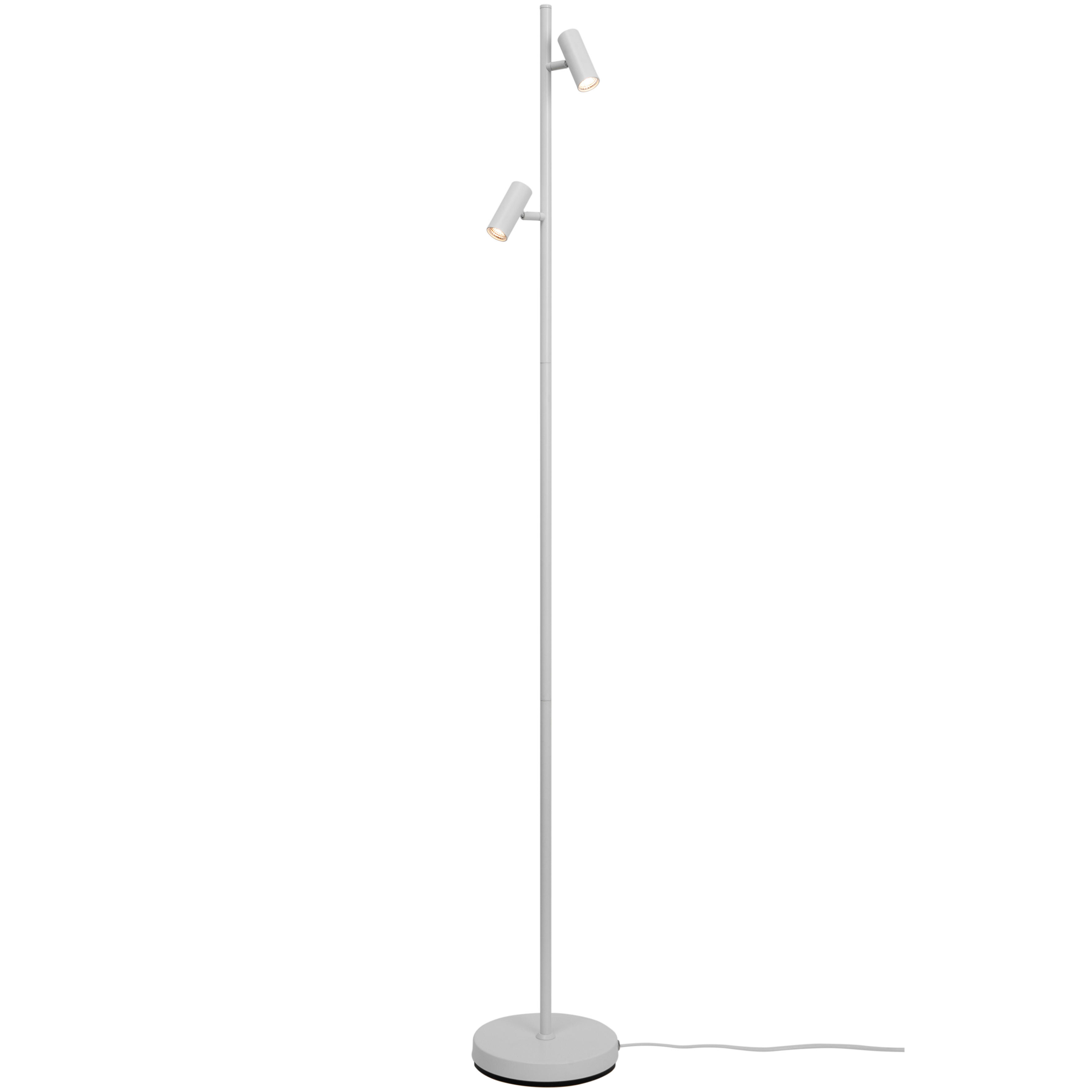 LED-STEHLEUCHTE    - Weiß, Basics, Metall (141cm) - Nordlux