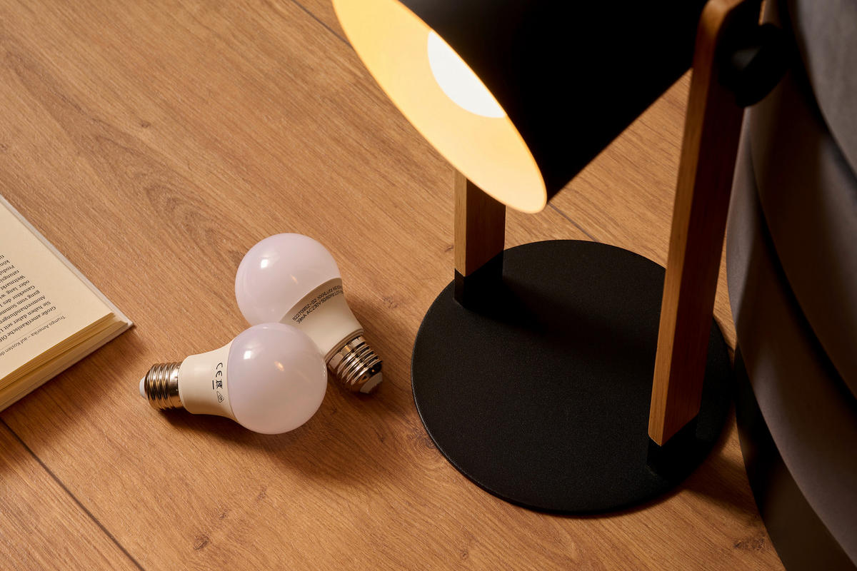 LED-LEUCHTMITTEL   E27 5,5 W  - Weiss, Basics, Kunststoff/Metall (6/10,8cm) - Boxxx