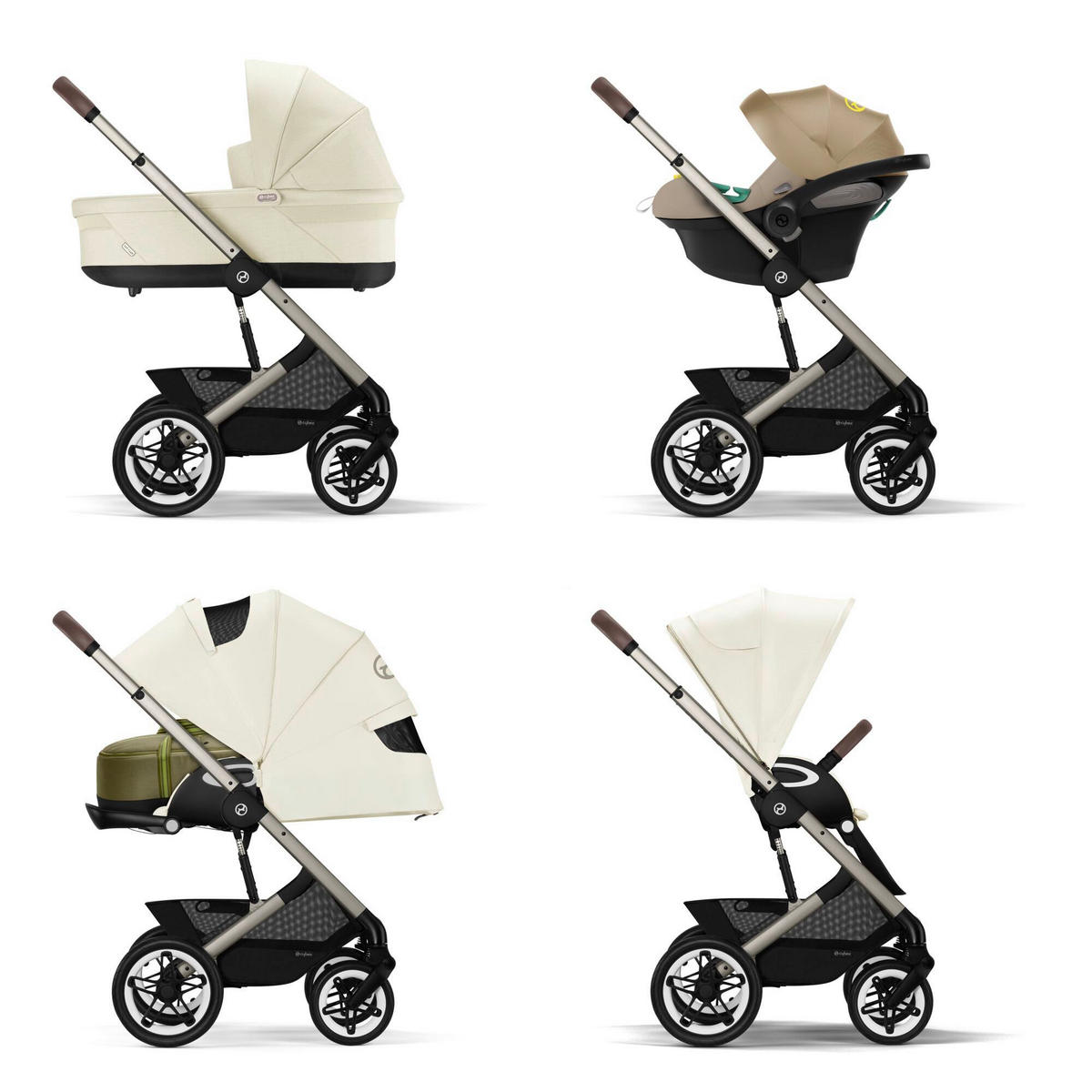 DJEČJA KOLICA  Talos S Lux  - bež/taupe, Basics, metal/plastika (91/60,5/110cm) - Cybex