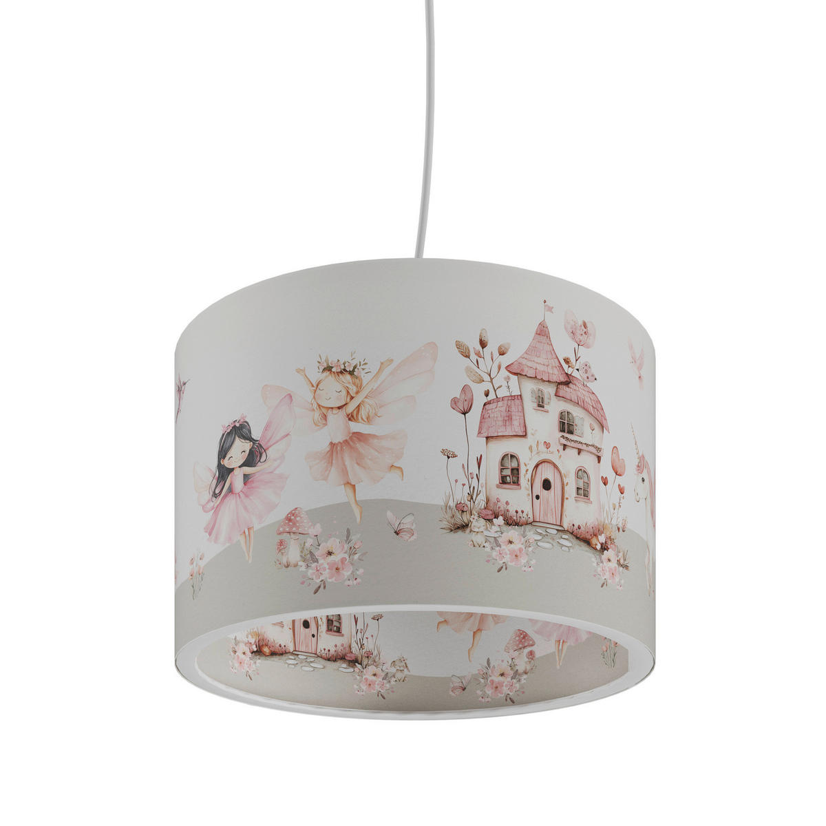 KINDERHÄNGELEUCHTE Feenwelt  - Weiß, Basics, Kunststoff (35/35/20cm)