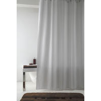 SPRCHOVÝ ZÁVĚS, 120/200 cm - šedá, Basics, plast (120/200cm) - Grund