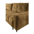 ECKSOFA  in Chenille Honig  - Schwarz/Honig, KONVENTIONELL, Holz/Textil (180/266cm) - Carryhome