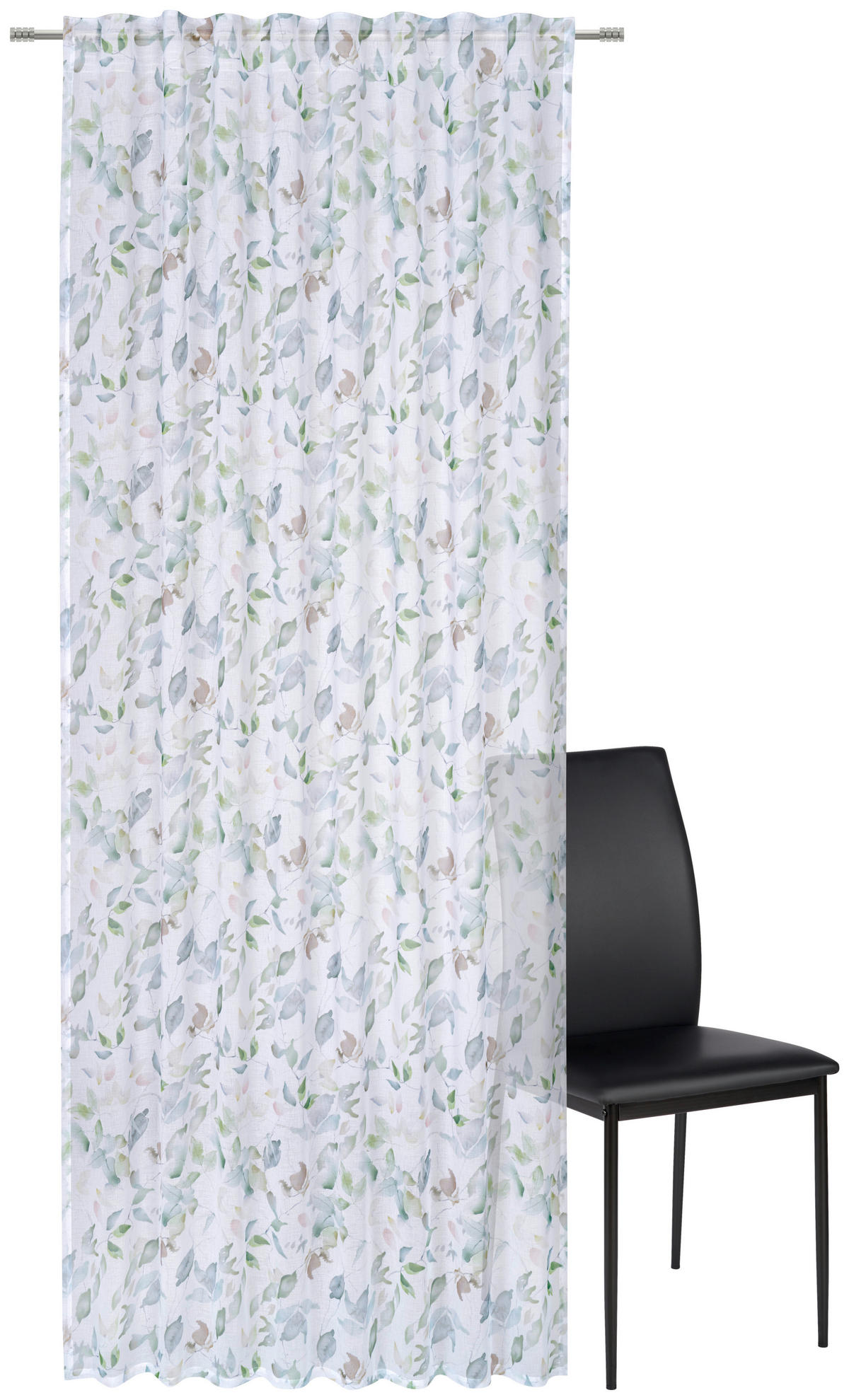 FERTIGVORHANG  transparent   135/245 cm  - Blau, Natur, Textil (135/245cm) - Esposa