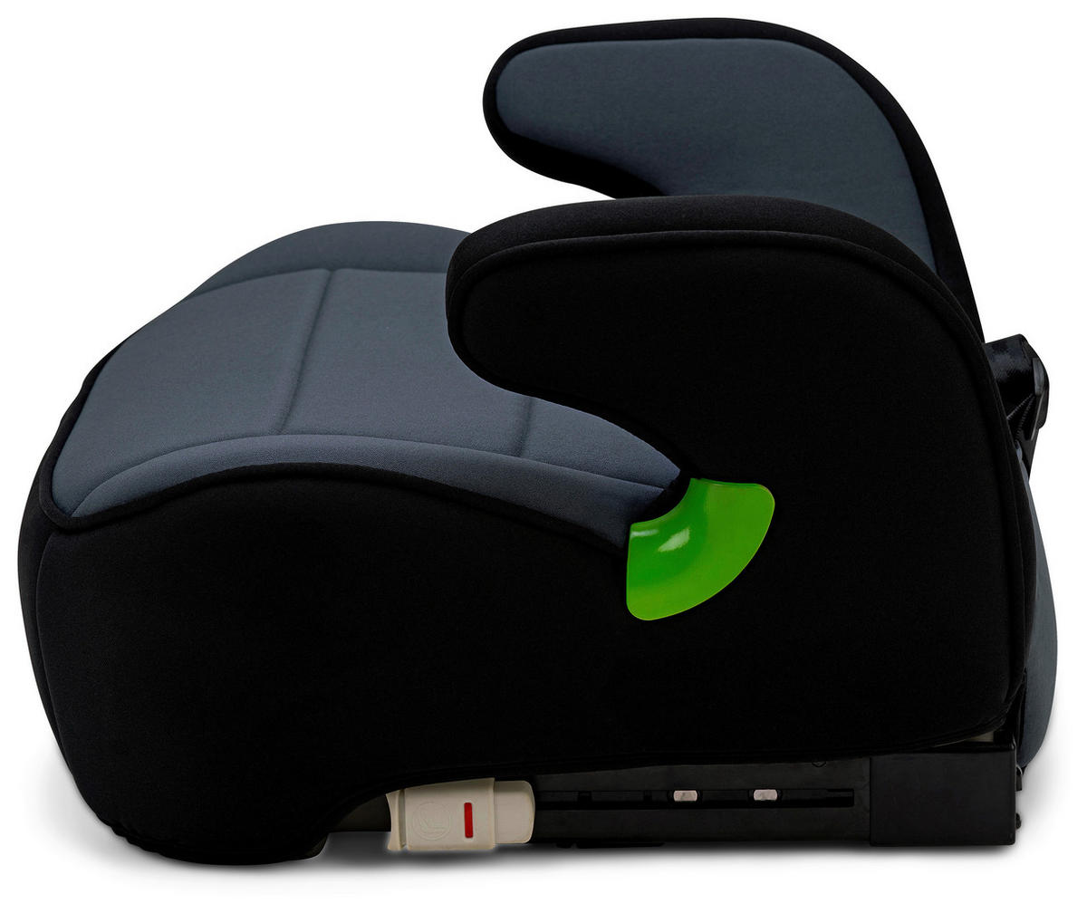AUTOSITZERHÖHUNG Junior Isofix Gurtfix i-Size nero   - Anthrazit/Schwarz, Basics, Kunststoff/Textil (44/25/38cm) - Osann