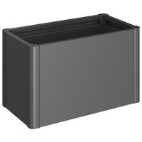 HOCHBEET 102/61/53 cm  - Dunkelgrau, Basics, Metall (102/61/53cm) - Biohort