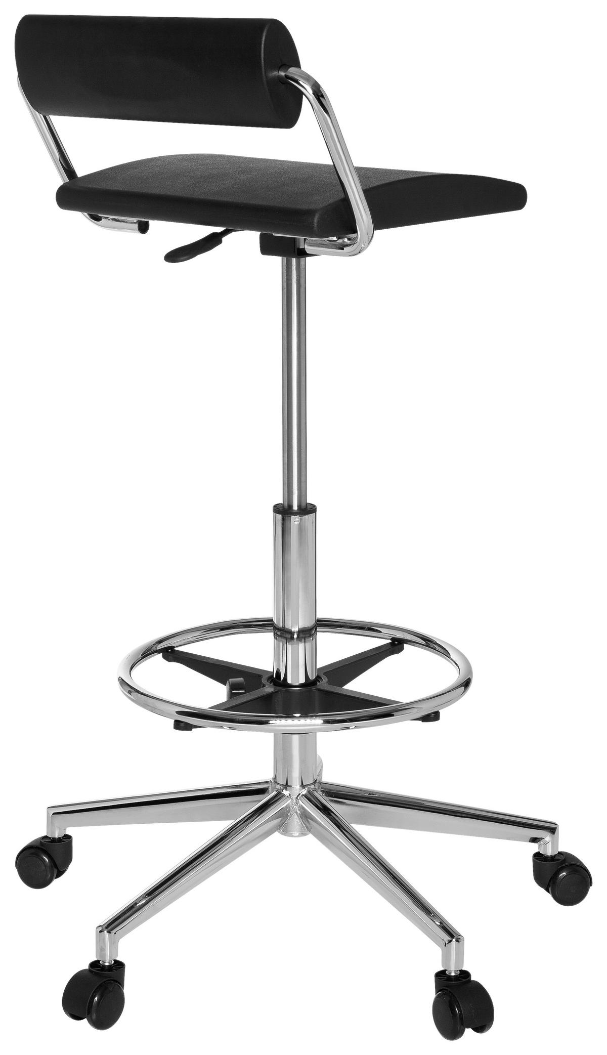 KONTORSPALL  svart  - svart, Modern, metall/plast (62/80/62cm) - MID.YOU