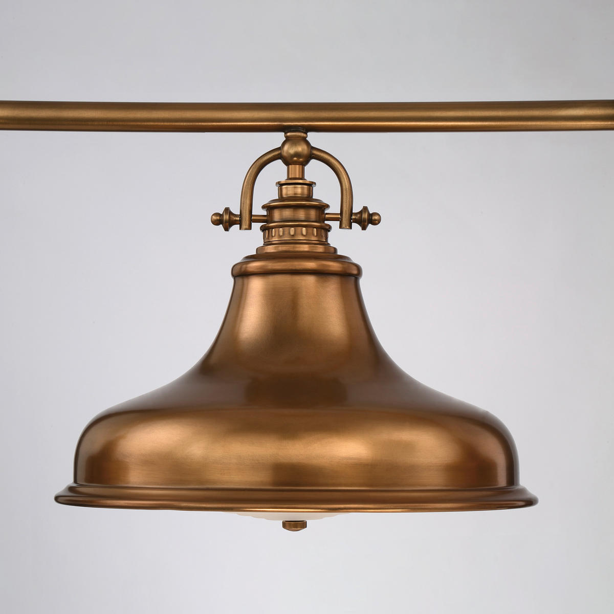 HÄNGELEUCHTE Elstead Emery 133.3/73/34.3 cm   - Messingfarben, Design, Glas/Metall (133.3/73/34.3cm) - Elstead Lighting