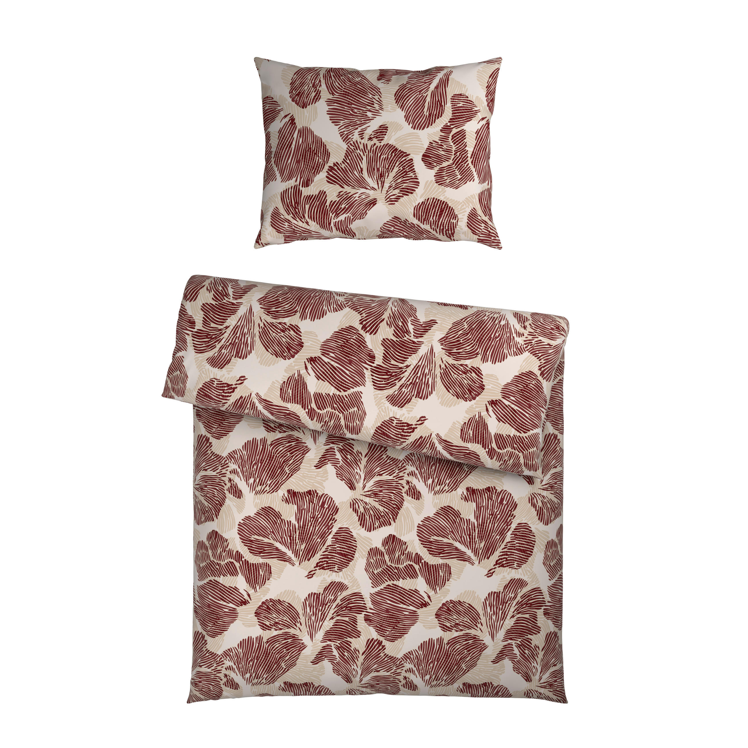 BETTWÄSCHE Mavie Satin 140/200 cm  - Orange, Basics, Textil (140/200cm) - Esposa