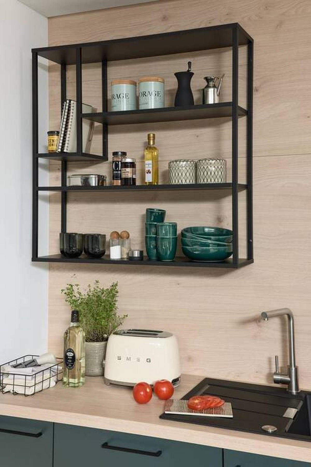 EINBAUKÜCHE   - Grün, Design, Holzwerkstoff - Dieter Knoll