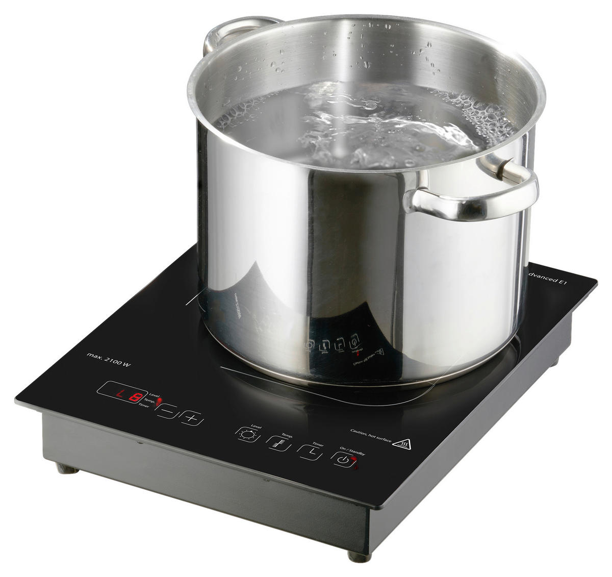 INDUKTIONSKOCHFELD ProAdvanced E1  - Schwarz, Basics, Glas (29,0/6,5/36,0cm) - CASO Design