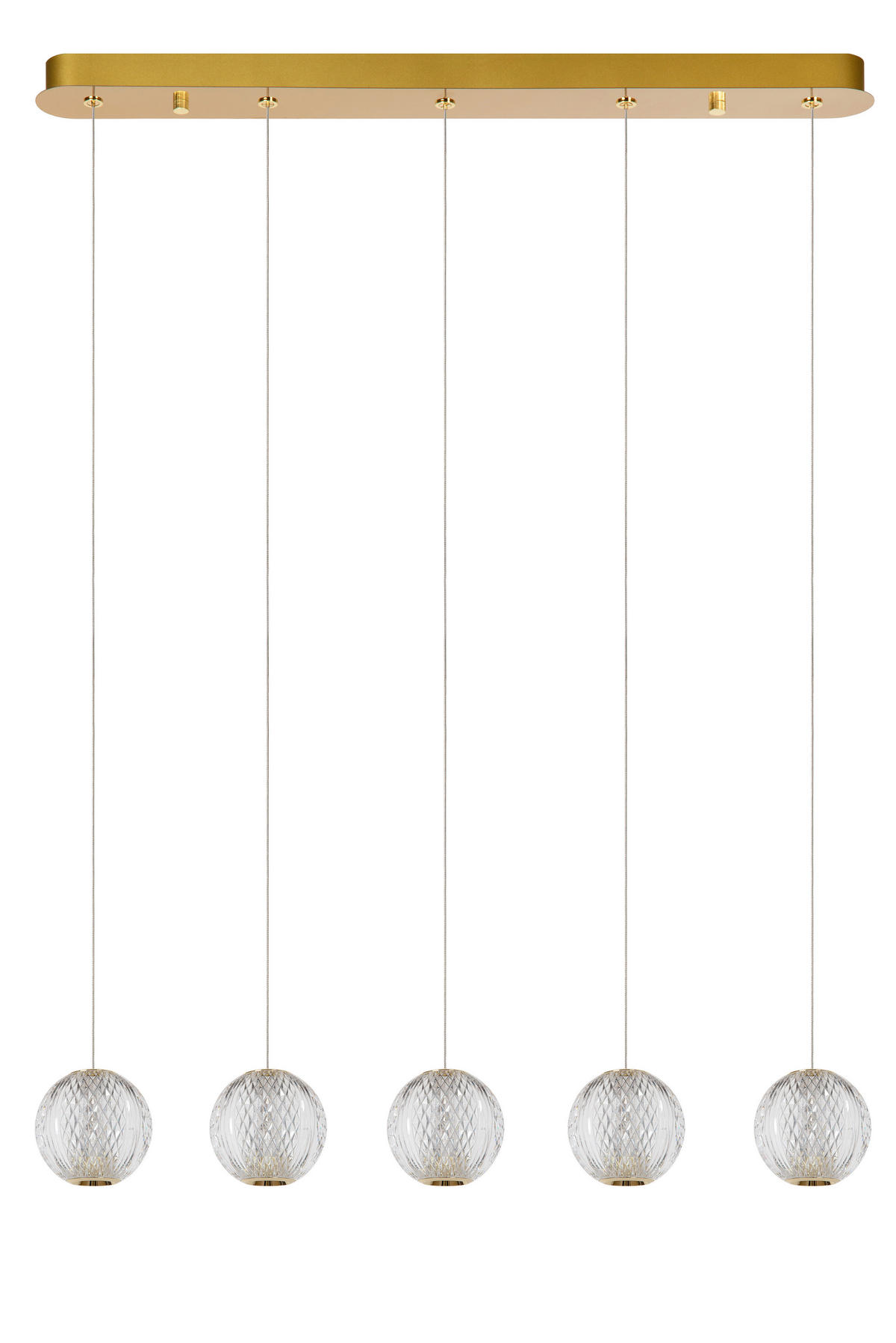 LED-PENDELLEUCHTE Cintra 84/11/150 cm  - Transparent, Design, Kunststoff (84/11/150cm) - Lucide