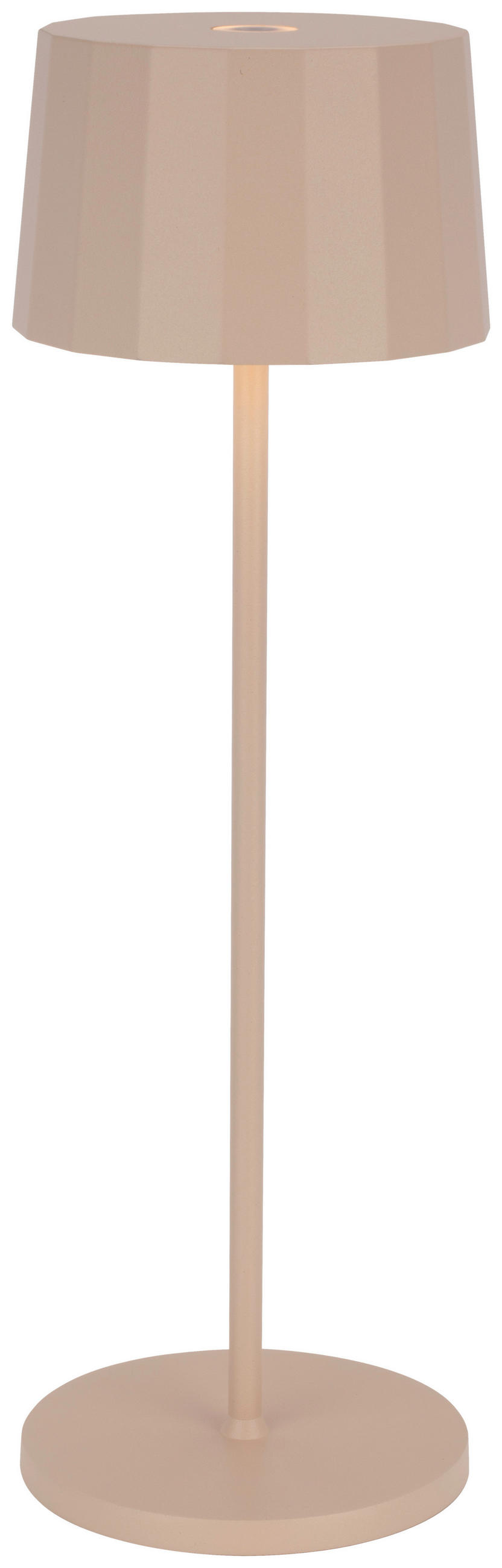 STOLNÍ LAMPA NA BATERIE 11/35 cm - pískové barvy, Trend, kov/plast (11/35cm) - Dieter Knoll
