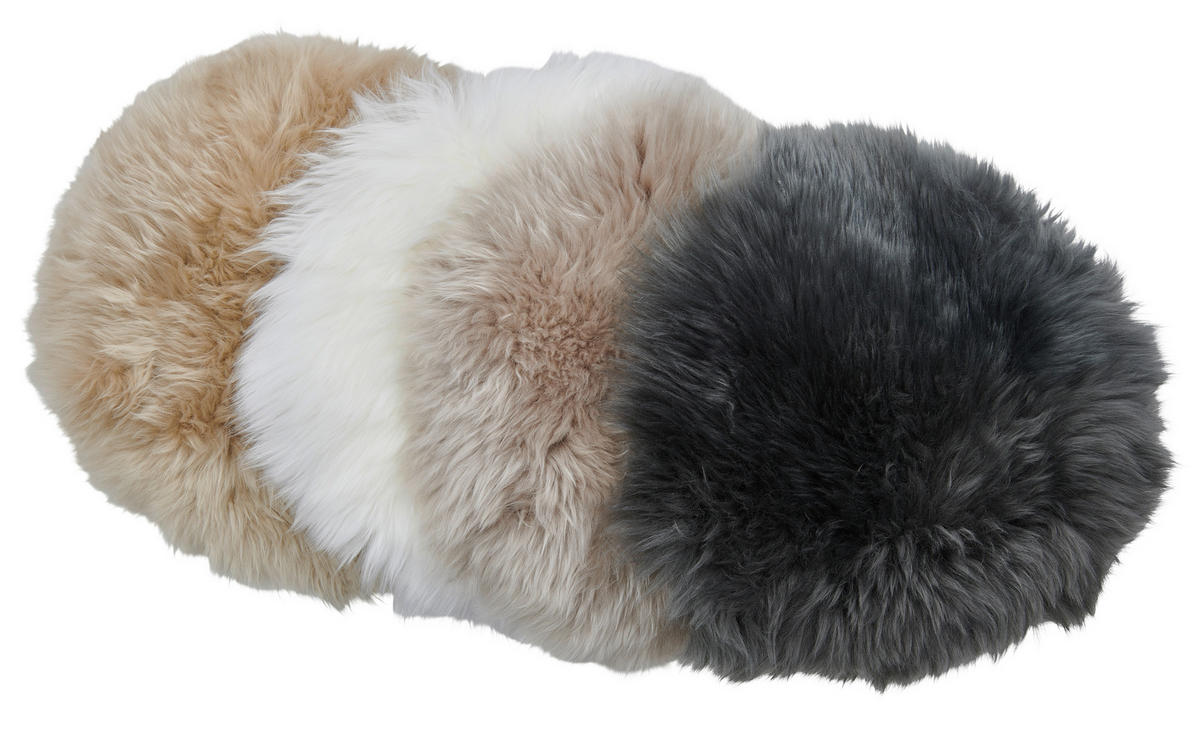 SCHAFFELL 34 cm Sid  - Taupe/Beige, Natur, Fell (34cm) - Linea Natura