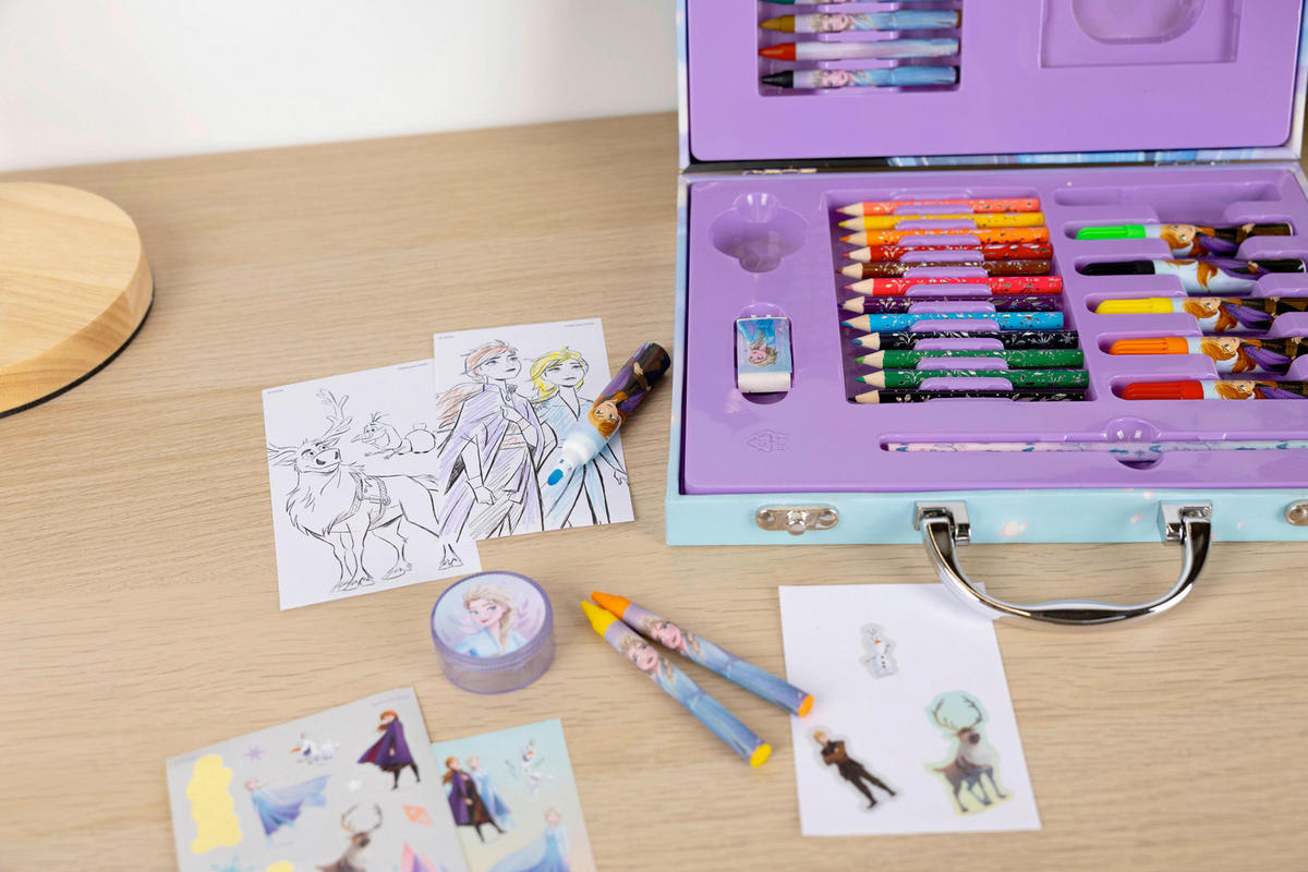 MALSET - Hellrosa/Lila, Basics, Karton/Kunststoff (27/22/4,0cm) - Disney