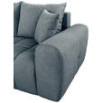 ECKSOFA in Velours Blau  - Blau/Schwarz, KONVENTIONELL, Kunststoff/Textil (168/298cm) - Carryhome
