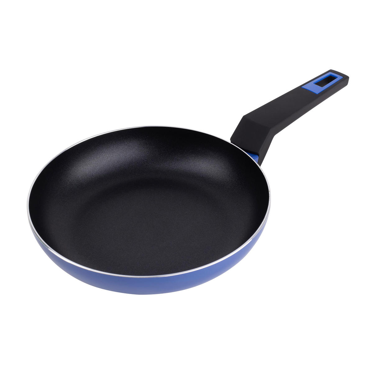 PFANNENSET Aluminium 3-teilig  - Blau/Gelb, Basics, Metall