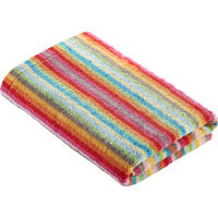 DUSCHTUCH LIFESTYLE STREIFEN 70/140 cm  - Multicolor, Basics, Textil (70/140cm) - Cawoe