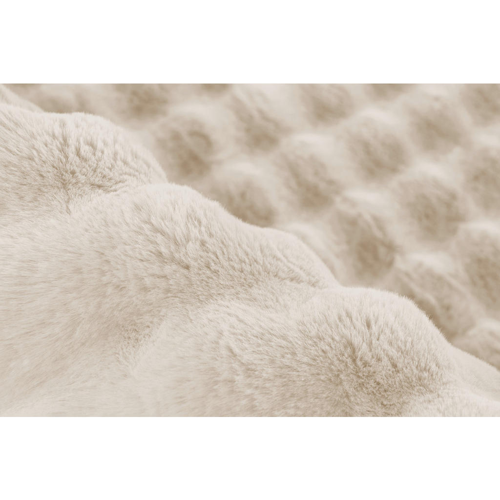 Thumbnail - Kayoom Hochflorteppich Harmony 800 Ivory, Creme, Textil, Uni, rechteckig, 160x230 cm, pflegeleicht, Teppiche & Böden, Te...