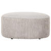 HOCKER Cord, Plüsch Beige  - Beige/Schwarz, KONVENTIONELL, Kunststoff/Textil (75/38cm) - Carryhome