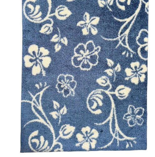 OTIRAČ ZA OBUĆU   - plava, Dizajnerski, tekstil (85/65/1cm)