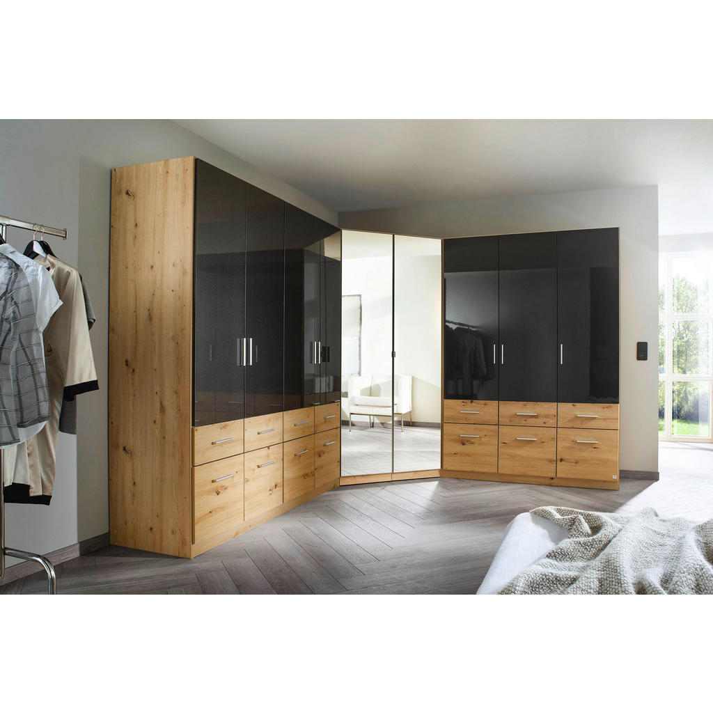 Thumbnail - Carryhome Aufsatzschrank, Dunkelgrau, Eiche Artisan, Kunststoff, 117x39x117 cm, Blauer Engel, Goldenes M, Made in German...