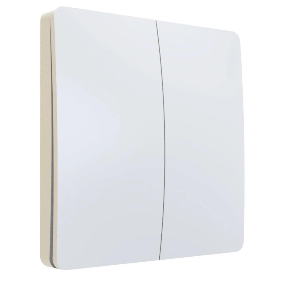 SCHALTER - Weiß, Basics, Kunststoff (8,6/8,6/1,2cm) - HKT