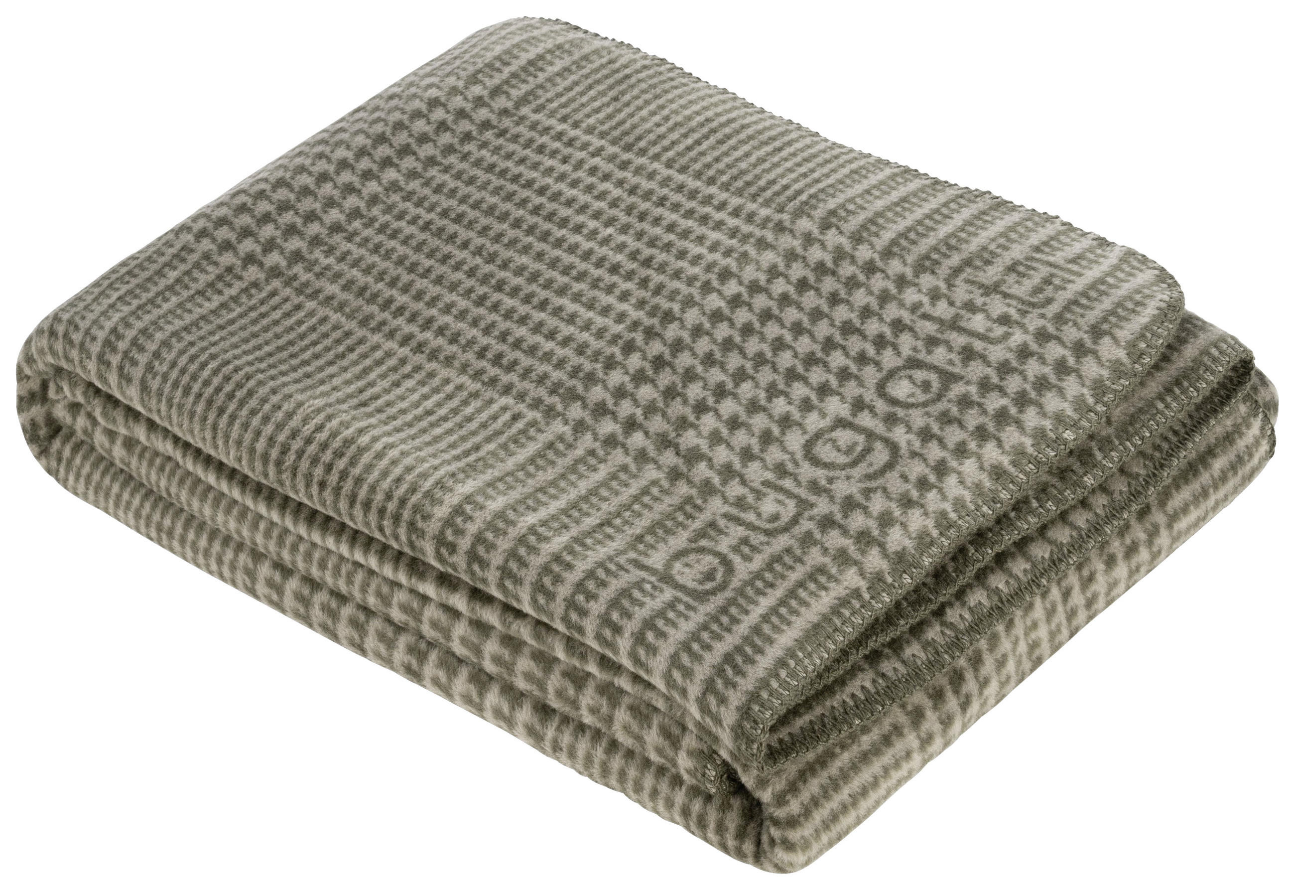 DECKE 3530 Grün 150/200 cm  - Grün, KONVENTIONELL, Textil (150/200cm) - Bugatti