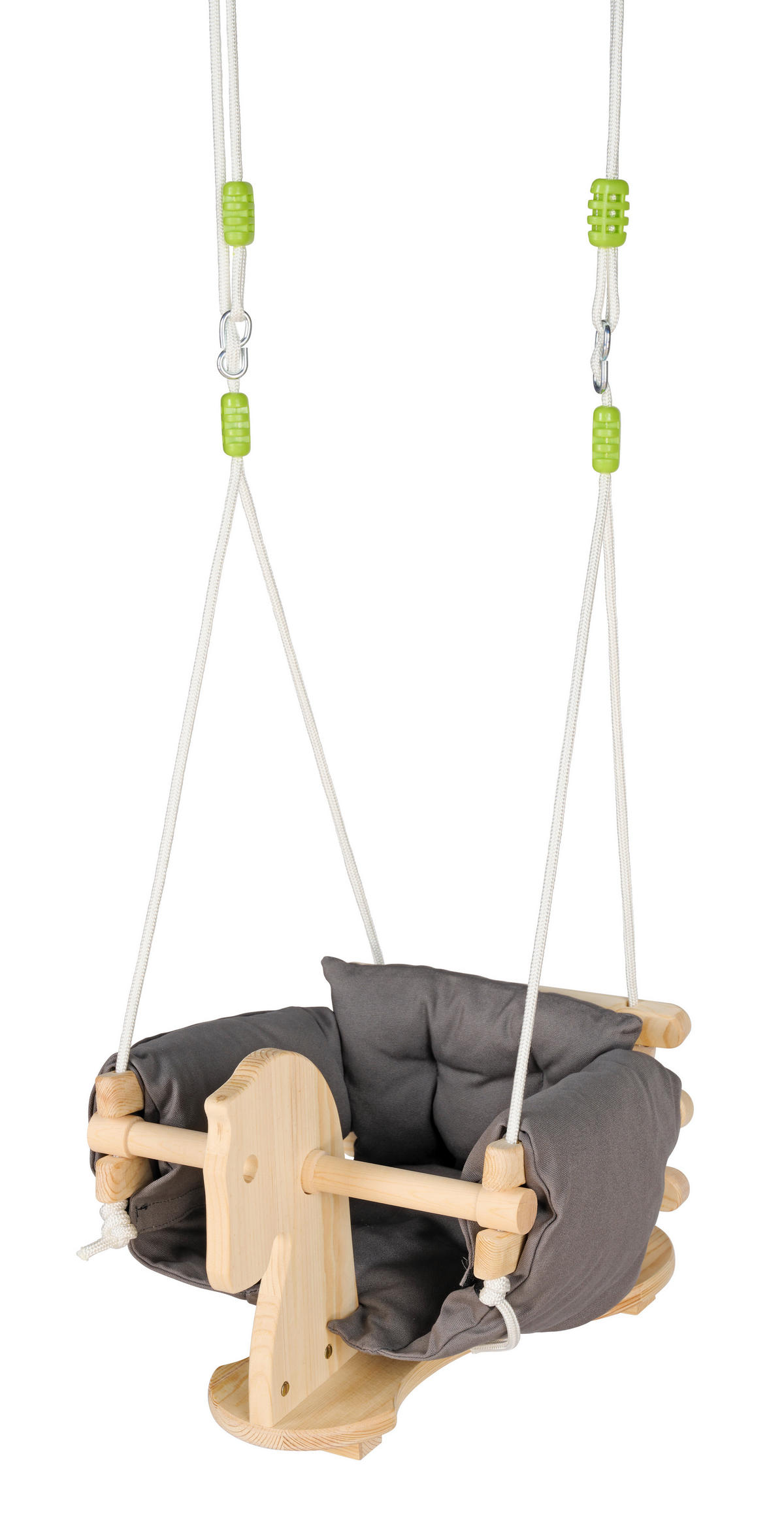 GUGALNICA ZA DOJENČKE - siva, Trend, kovina/umetna masa (46/37/33cm) - My Baby Lou