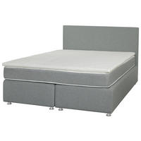 POSTELJA BOXSPRING   x  , tekstil siva  - siva, Konvencionalno, tekstil (200/160/115cm) - Xora