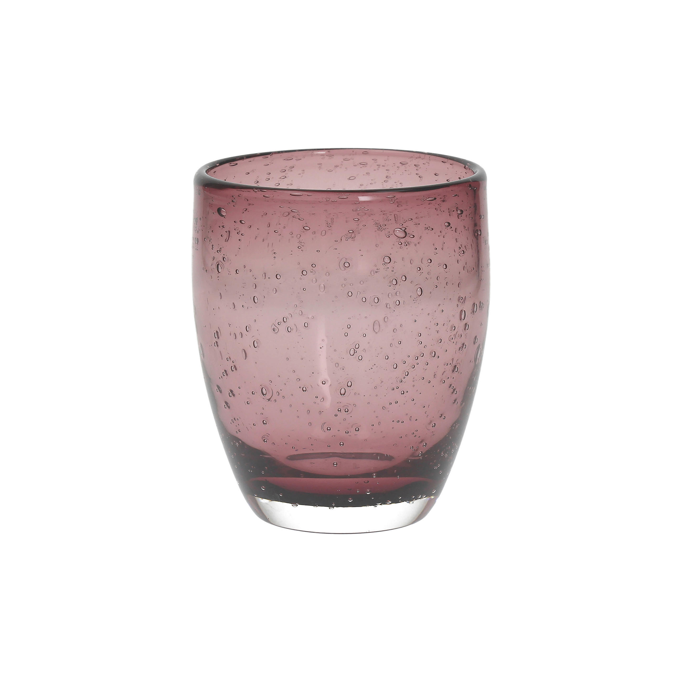 ČAŠA  380 ml  Bubbles  - ljubičasta, Basics, staklo (8,5/10cm) - Tognana