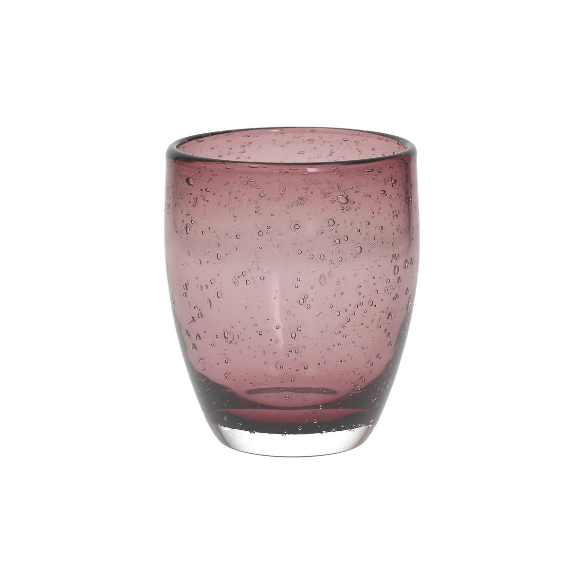 ČAŠA  380 ml  Bubbles  - ljubičasta, Basics, staklo (8,5/10cm) - Tognana