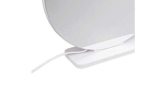 LED-DEKOLEUCHTE Football 23/24 cm  - Weiß, LIFESTYLE, Kunststoff/Metall (23/24cm) - Novel