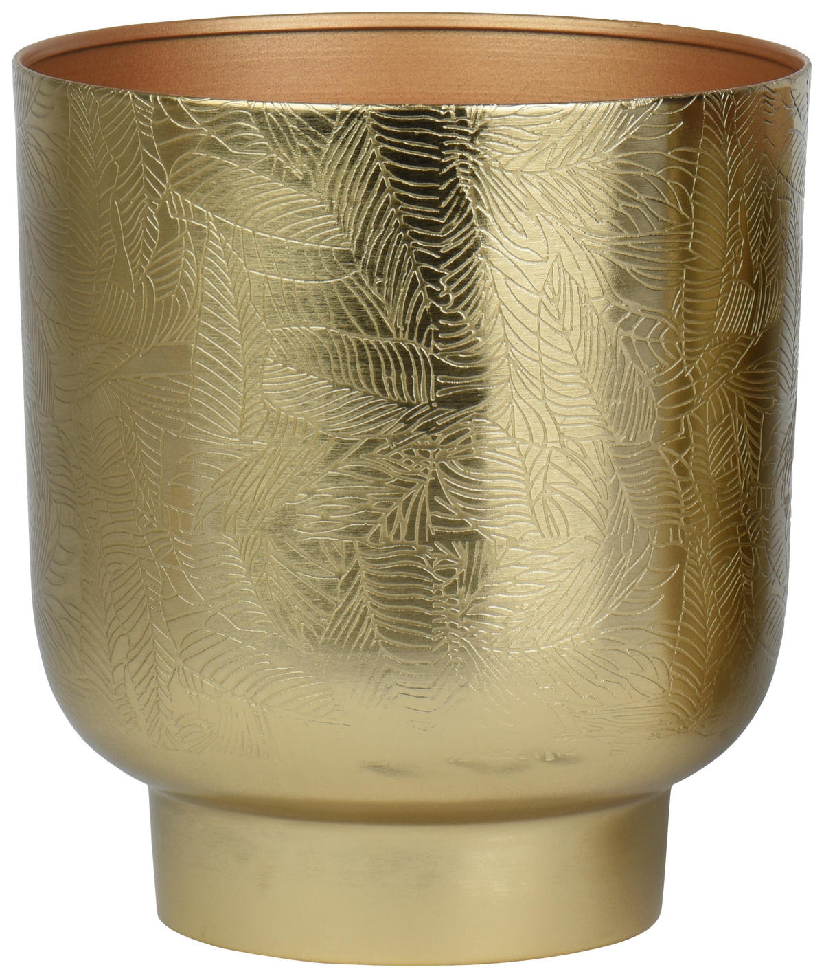 PFLANZTOPF 22/24 cm  - Goldfarben, Trend, Metall (22/24cm) - Ambia Home